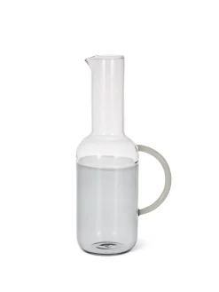 coincasa Caraffe E Decanter|Caraffa vetro borosilicato effetto sfumato Grigio