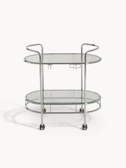 coincasa Complementi D'Arredo|Carrellino bar Champagne Trasparente