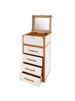 coincasa Complementi D'Arredo|Cassettiera in pelle sintetica Baule Bianco