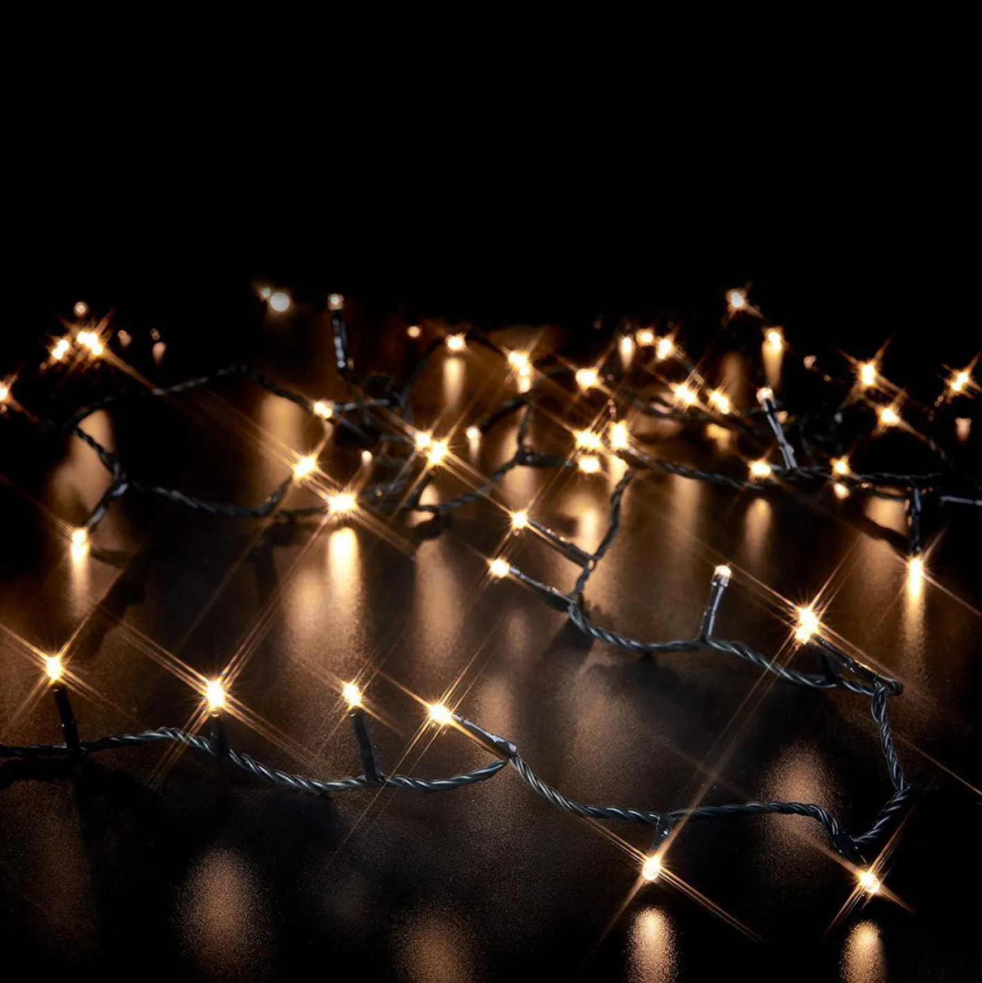 coincasa Luci Natalizie|Catena luminosa 300 mini led luce ivory Avorio