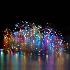 coincasa Luci Natalizie|Catena luminosa 500 mini led luce Multicolor