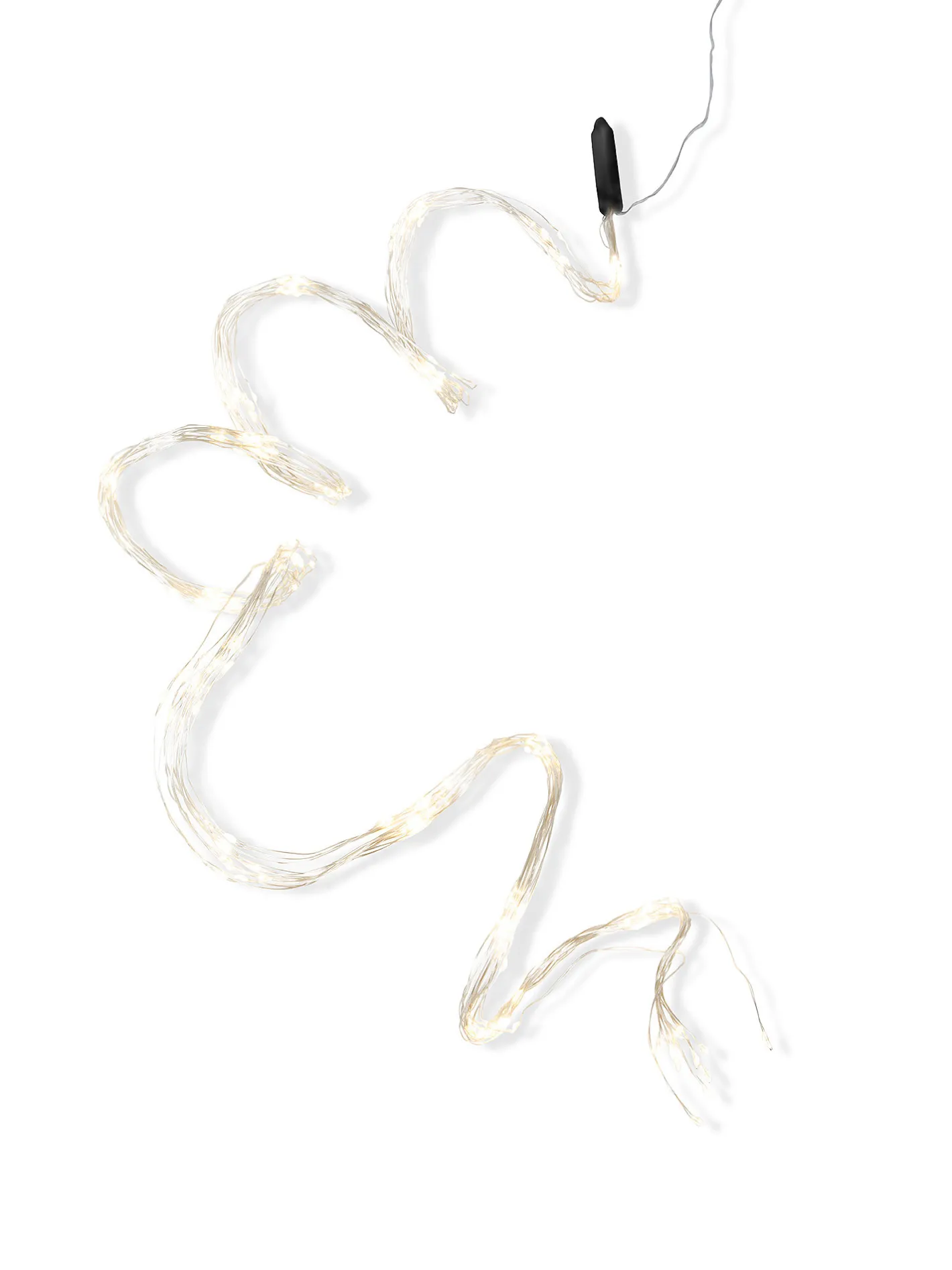 coincasa Luci Natalizie|Catena luminosa effetto cascata luce ivory Avorio