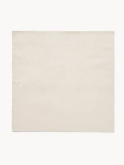 coincasa Tovaglie E Tovaglioli|Tovaglie E Runner Natalizi|Centrotavola in cotone e lurex con orlo à jour Bianco