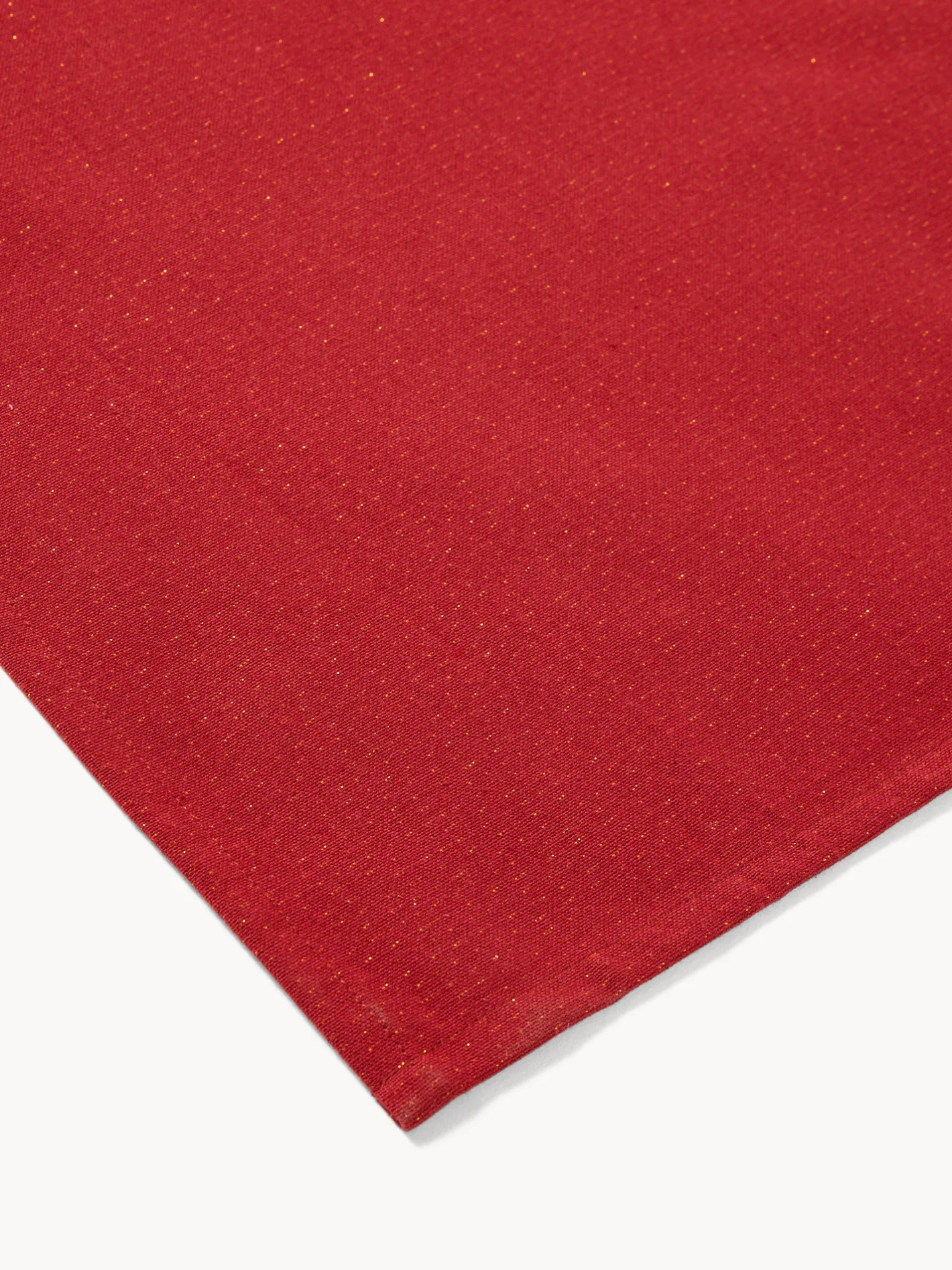 coincasa Tovaglie E Tovaglioli|Tovaglie E Runner Natalizi|Centrotavola in cotone e lurex Rosso