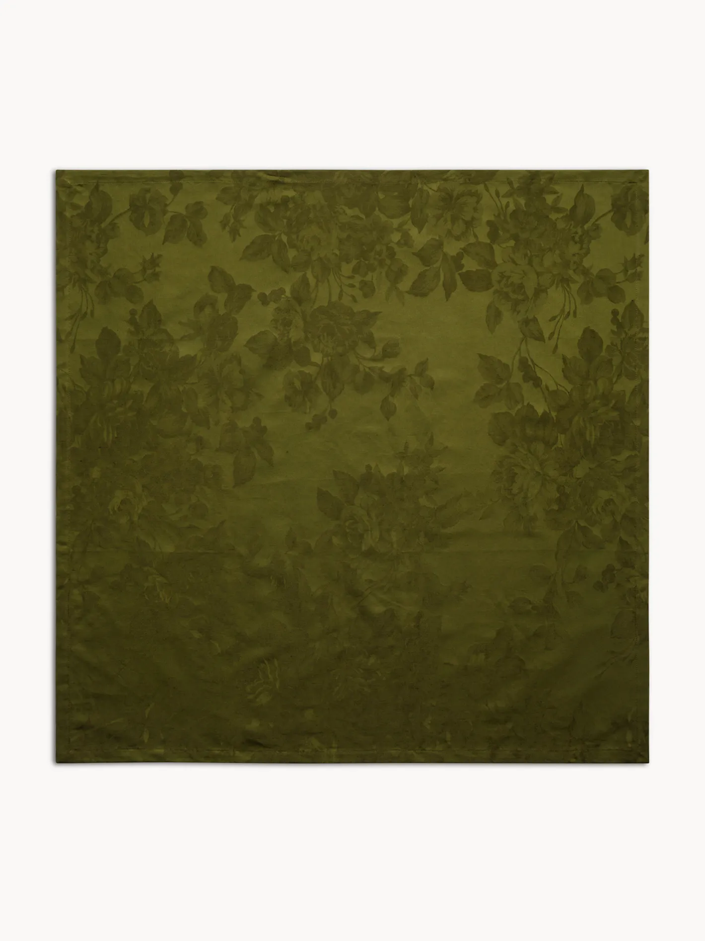 coincasa Biancheria Da Tavola|Tovaglie E Tovaglioli|Centrotavola in cotone e lino jacquard motivo floreale Verde