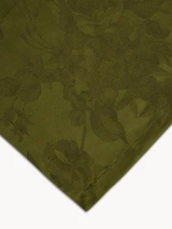 coincasa Biancheria Da Tavola|Tovaglie E Tovaglioli|Centrotavola in cotone e lino jacquard motivo floreale Verde