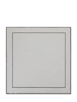 coincasa Biancheria Da Tavola|Tovaglie E Tovaglioli|Centrotavola slub di cotone con overlock Bianco