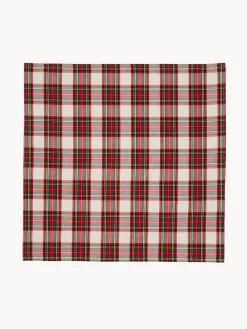 coincasa Tovaglie E Tovaglioli|Tovaglie E Runner Natalizi|Centrotavola tartan in puro cotone tinto filo Multicolor