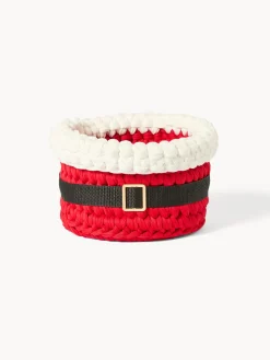 coincasa Contenitori E Cestini|Cestino Babbo Natale Rosso