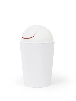 coincasa Accessori Bagno|Biancheria Bagno|Cestino in plastica opaca Bianco