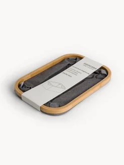 coincasa Accessori Bagno|Biancheria Bagno|Cesto ergonomico in bamboo Grigio