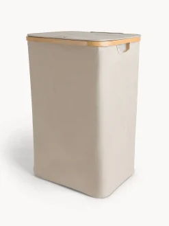 coincasa Accessori Bagno|Biancheria Bagno|Cesto in bamboo con coperchio Bianco