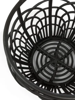 coincasa Lanterne E Vasi Da Esterno|Cesti E Organizer|Cesto intrecciato a mano Nero