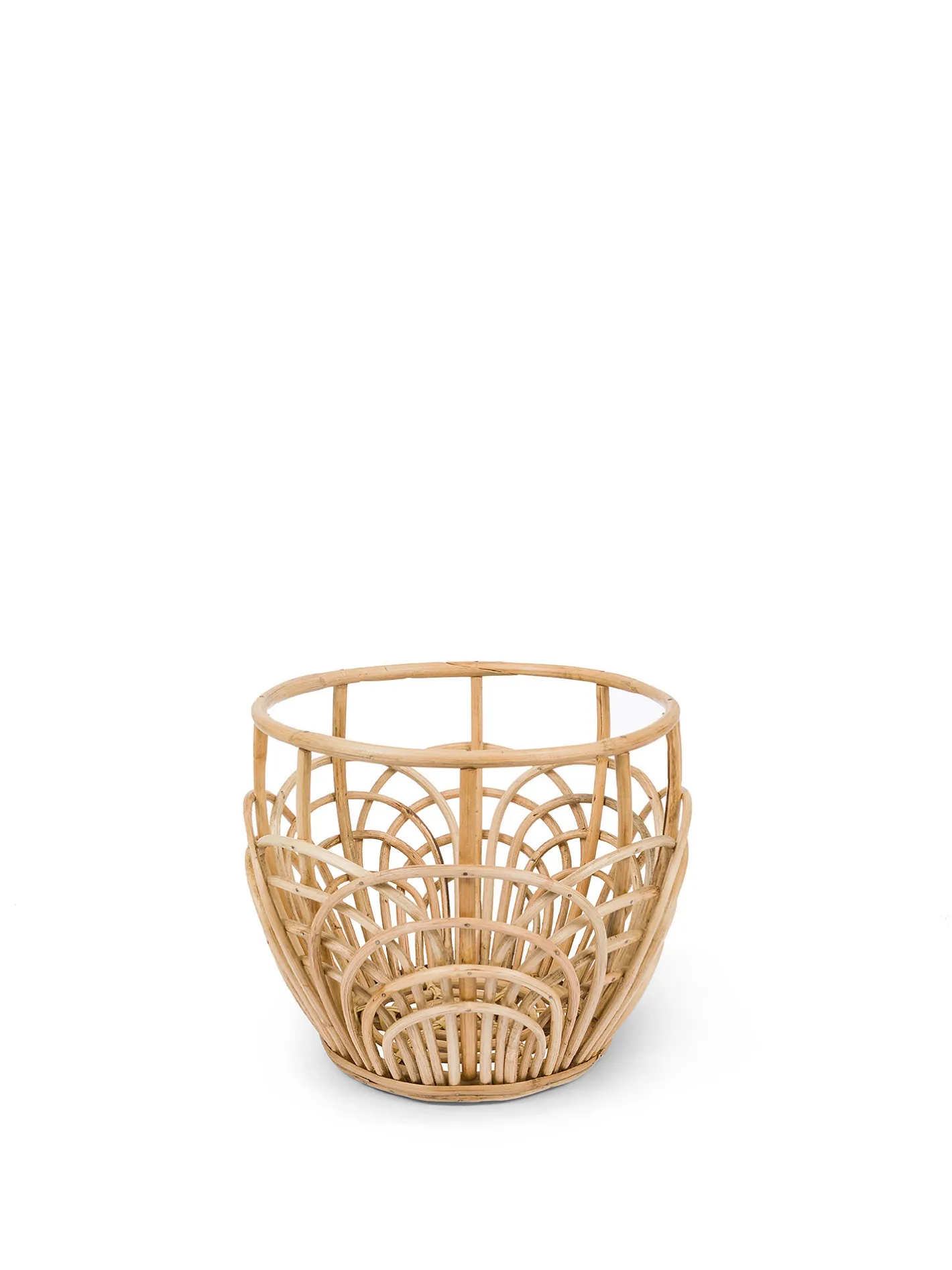 coincasa Cesti E Organizer|Lanterne E Vasi Da Esterno|Cesto intrecciato a mano Naturale