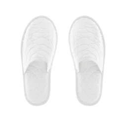 coincasa Accappatoi E Ciabatte|Biancheria Bagno|Ciabatte spugna puro cotone rose inglesi Portofino Bianco