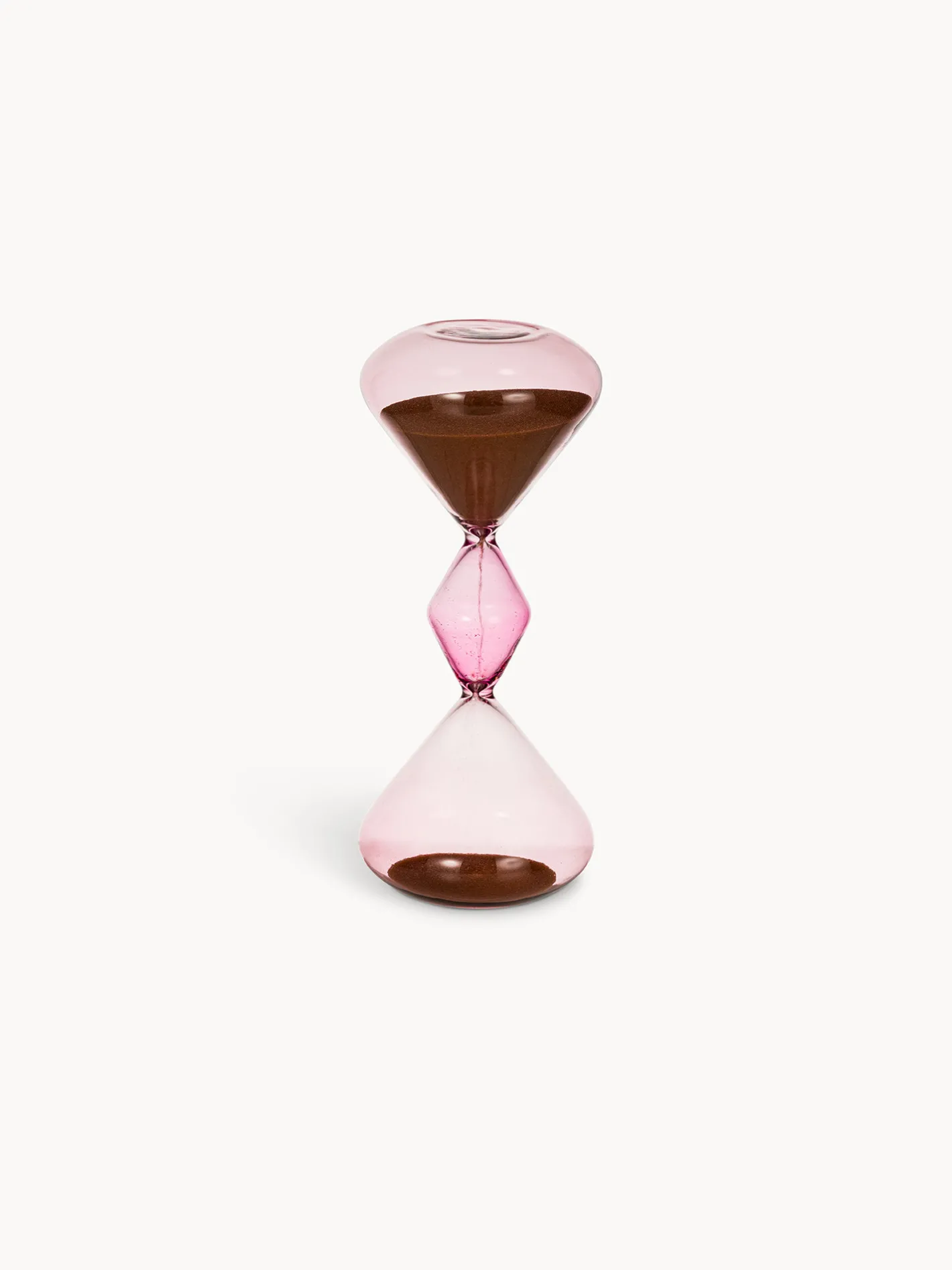 coincasa Soprammobili E Orologi|Clessidra in vetro borosilicato Rosa