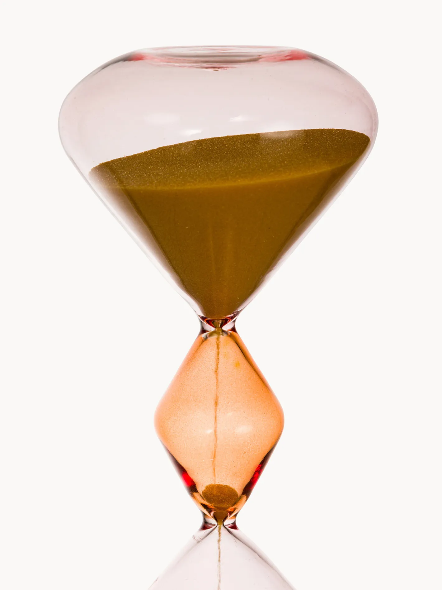 coincasa Soprammobili E Orologi|Clessidra in vetro borosilicato Arancione