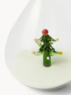 coincasa Soprammobili E Orologi|Altre Decorazioni Natalizie|Clessidra in vetro con decorazione Trasparente