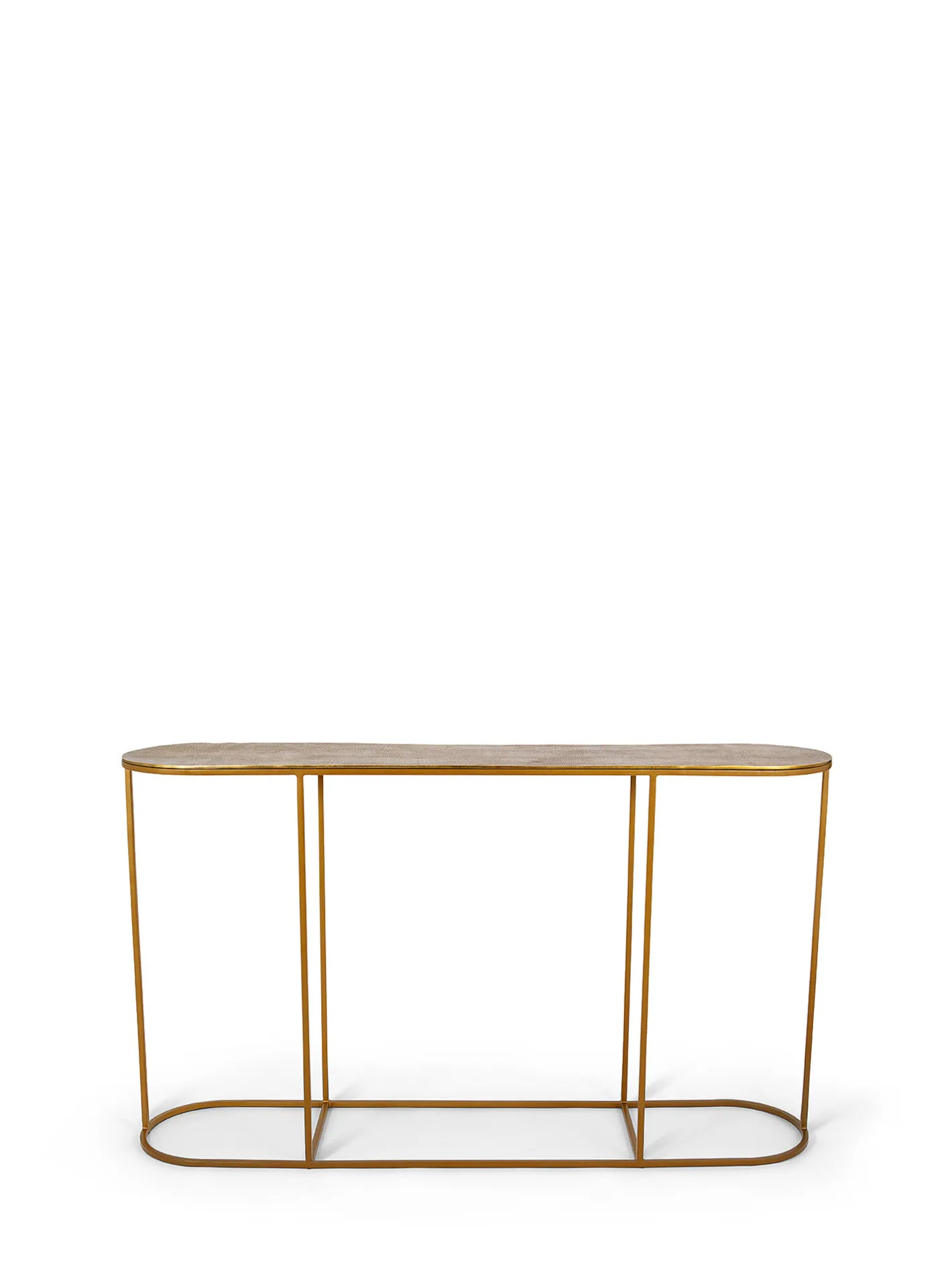 coincasa Tavoli|Consolle con finitura dorata Golden Hour Giallo oro