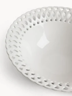 coincasa Coppe E Coppette|Coppa in porcellana traforata Bianco