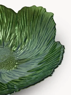 coincasa Coppe E Coppette|Coppa in vetro a forma fiore Verde