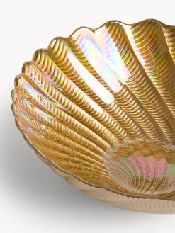 coincasa Coppe E Coppette|Coppa in vetro effetto perlato Giallo ocra