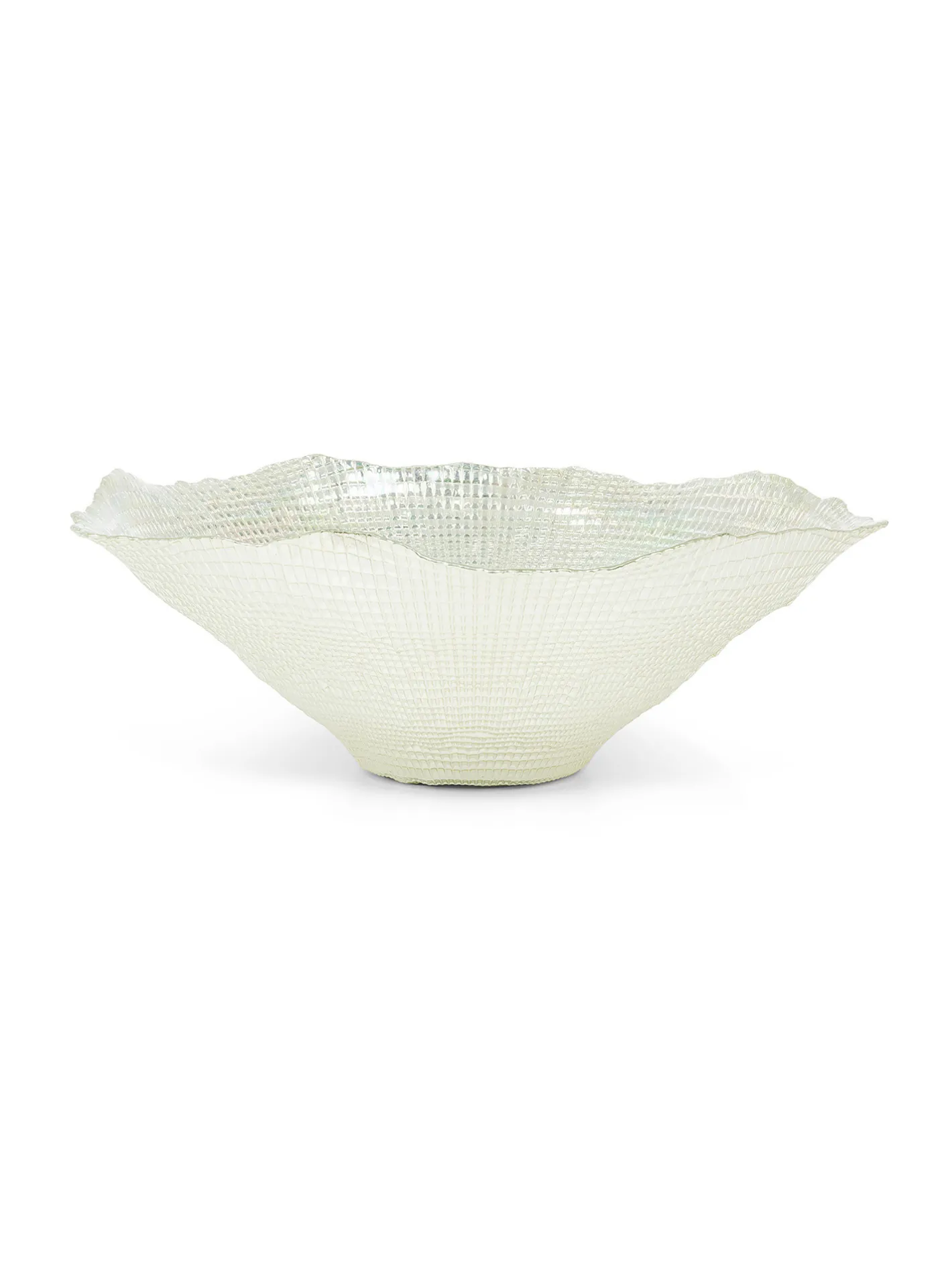 coincasa Coppe E Coppette|Coppe E Contenitori Natalizi|Coppa vetro ad onda Trasparente