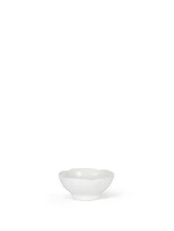 coincasa Coppe E Coppette|Coppetta new bone china wave Bianco