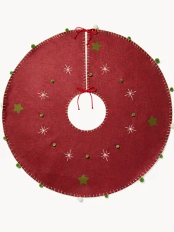 coincasa Altre Decorazioni Natalizie|Copribase per albero in feltro Rosso