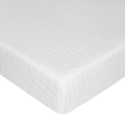 coincasa Biancheria Da Letto|Lenzuola Con Angoli|Coprimaterasso jacquard Threelevel Bianco