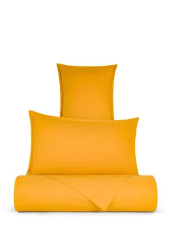 coincasa Biancheria Da Letto|Copripiumini|Copripiumino in cotone percalle Zefiro Giallo