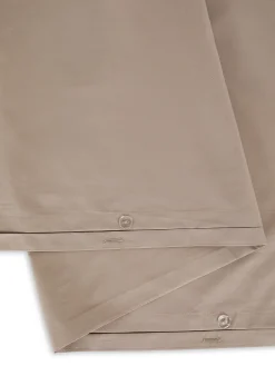 coincasa Biancheria Da Letto|Copripiumini|Copripiumino in cotone percalle Zefiro Beige scuro