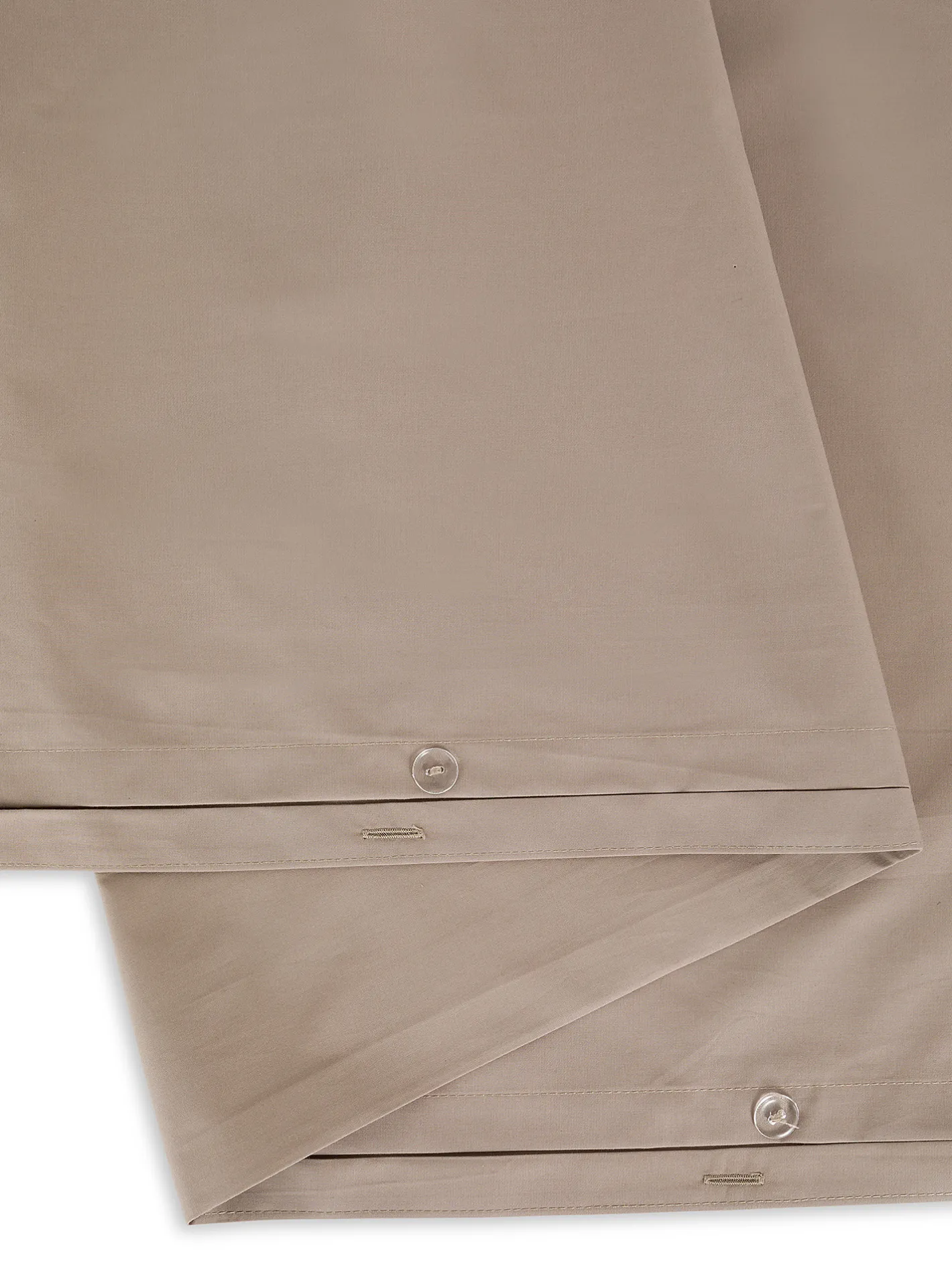 coincasa Biancheria Da Letto|Copripiumini|Copripiumino in cotone percalle Zefiro Beige scuro