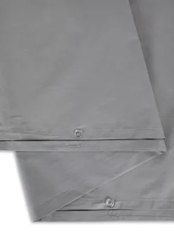 coincasa Biancheria Da Letto|Copripiumini|Copripiumino in cotone percalle Zefiro Grigio