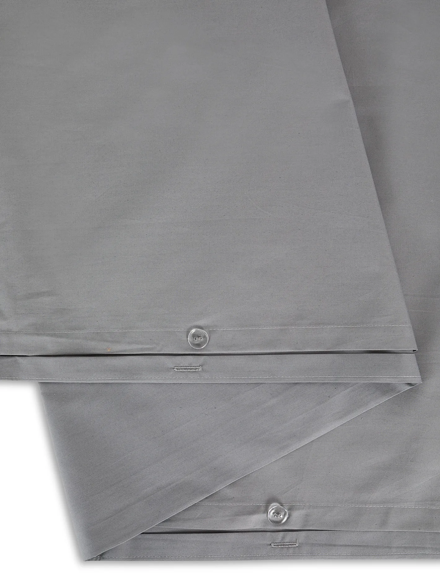 coincasa Biancheria Da Letto|Copripiumini|Copripiumino in cotone percalle Zefiro Grigio