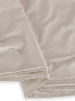 coincasa Biancheria Da Letto|Copripiumini|Copripiumino in lino e cotone tinta unita Zefiro Beige chiaro