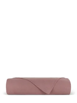 coincasa Biancheria Da Letto|Copripiumini|Copripiumino in lino e cotone tinta unita Zefiro Rosa scuro