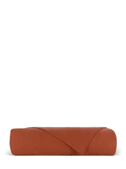 coincasa Biancheria Da Letto|Copripiumini|Copripiumino in lino e cotone tinta unita Zefiro Rosso