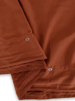 coincasa Biancheria Da Letto|Copripiumini|Copripiumino in lino e cotone tinta unita Zefiro Rosso