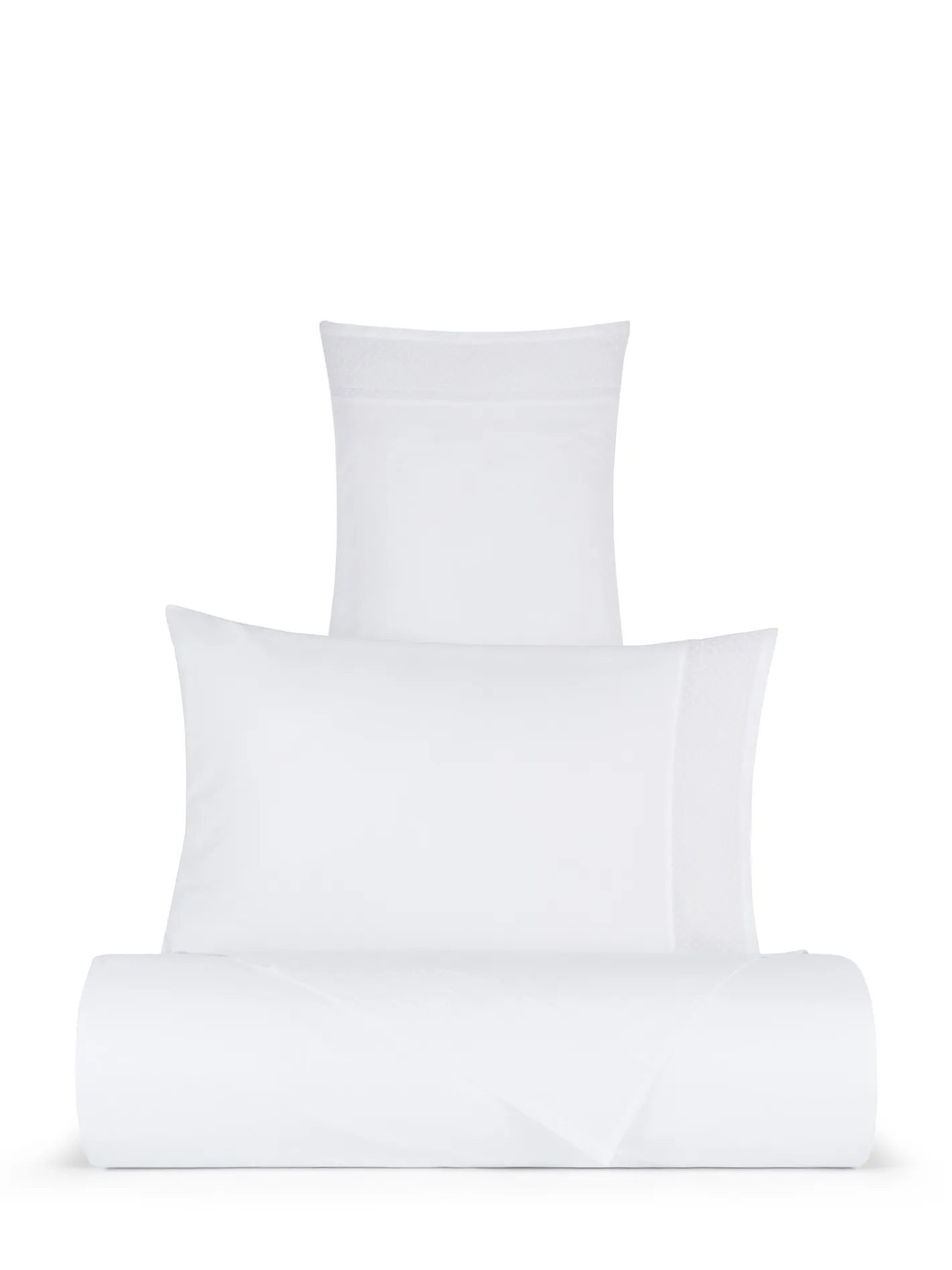 coincasa Biancheria Da Letto|Copripiumini|Copripiumino in pregiato cotone percalle Portofino Bianco