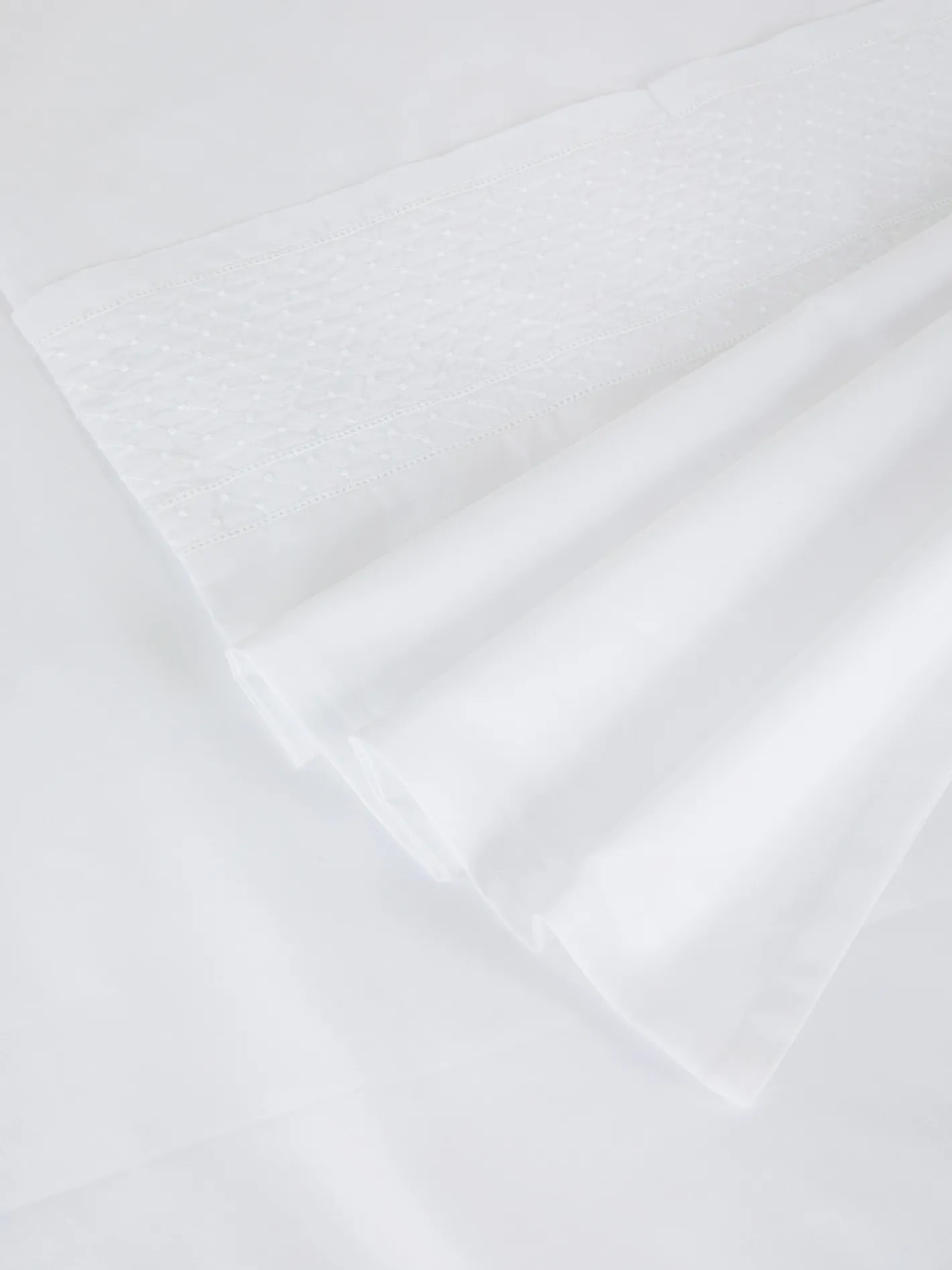 coincasa Biancheria Da Letto|Copripiumini|Copripiumino in pregiato cotone percalle Portofino Bianco