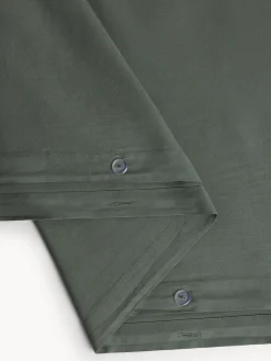 coincasa Biancheria Da Letto|Copripiumini|Copripiumino in raso di cotone lavato Verde