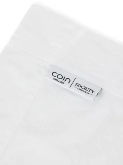 society limonta Biancheria Da Letto|Copripiumini|Copripiumino percalle di cotone stampato Special Capsule SOCIETY Made in Italy per Coincasa Bianco