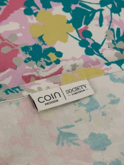 society limonta Biancheria Da Letto|Copripiumini|Copripiumino percalle di cotone stampato Special Capsule SOCIETY Made in Italy per Coincasa Multicolor