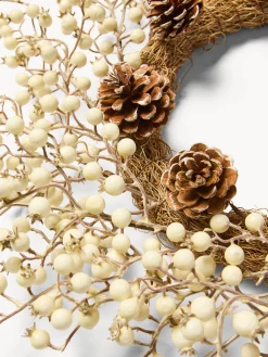 coincasa Ghirlande Natalizie|Cna con bacche bianche Oro