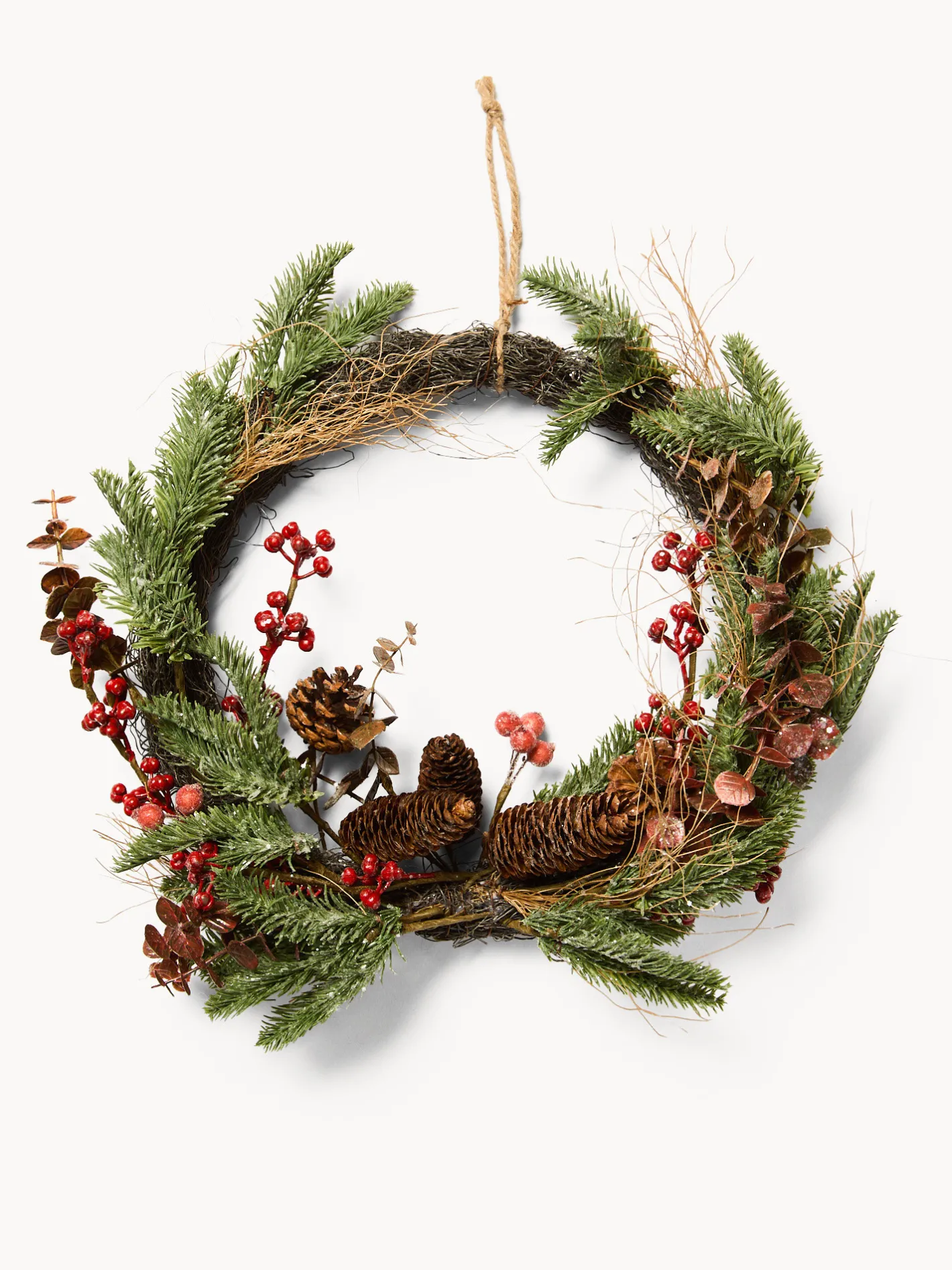 coincasa Ghirlande Natalizie|Corona con fiori finti Multicolor