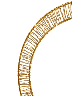 coincasa Luci Natalizie|Corona luminosa micro led Giallo oro