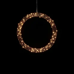 coincasa Luci Natalizie|Corona luminosa micro led Giallo