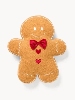 coincasa Cuscini Natalizi|Cuscino a forma di omino marzapane Beige