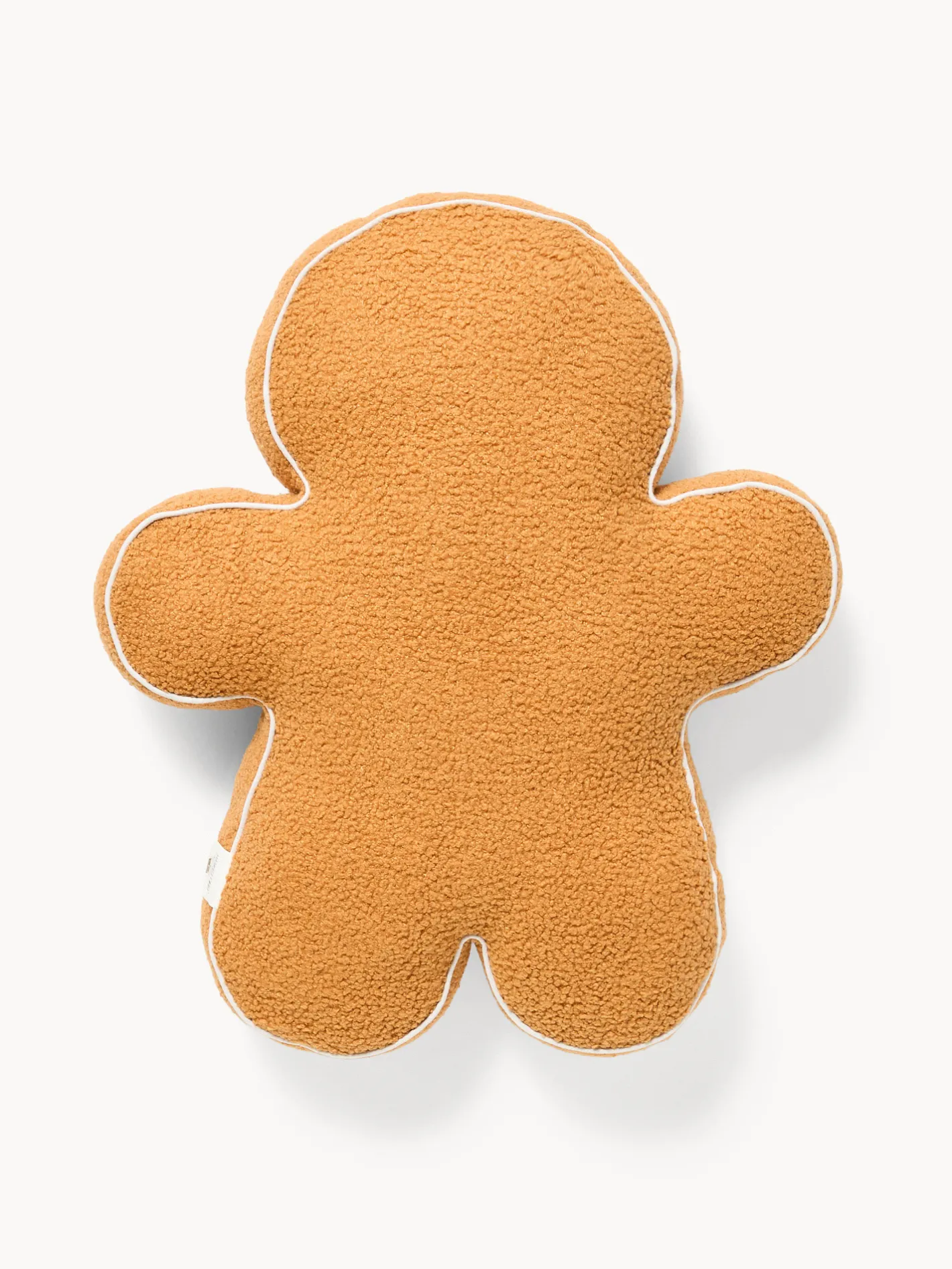 coincasa Cuscini Natalizi|Cuscino a forma di omino marzapane Beige